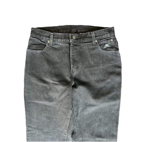 Men’s Black Harley Davidson 100% Cotton Biker Denim Jeans Waist Size 31” - Picture 2 of 6